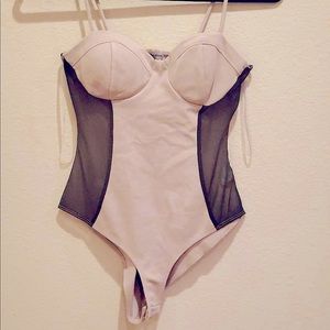 Tan bodysuit